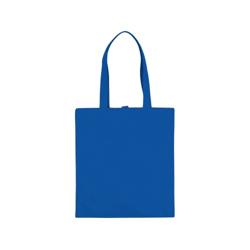 Сумка Clip из хлопка 340 г/м2 с застежкой из экокожи, синий