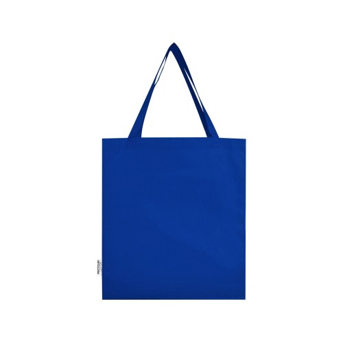 Madras эко- сумка с ластовицей из переработанного хлопка, сертифицированного согласно GRS, плотностью 140 г/м² - Ярко-синий