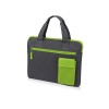 Конференц сумка "Session", серый/зеленый