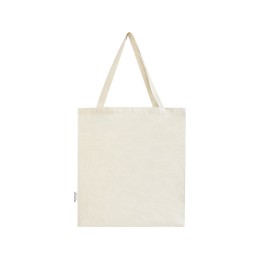 Madras эко- сумка с ластовицей из переработанного хлопка, сертифицированного согласно GRS, плотностью 140 г/м² - Натуральный