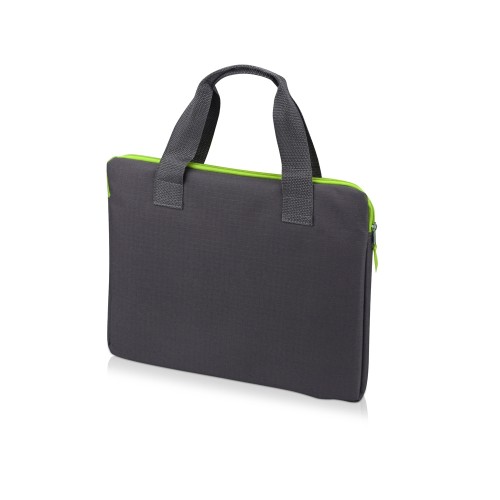 Конференц сумка "Session", серый/зеленый