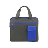 Конференц сумка "Session", серый/синий