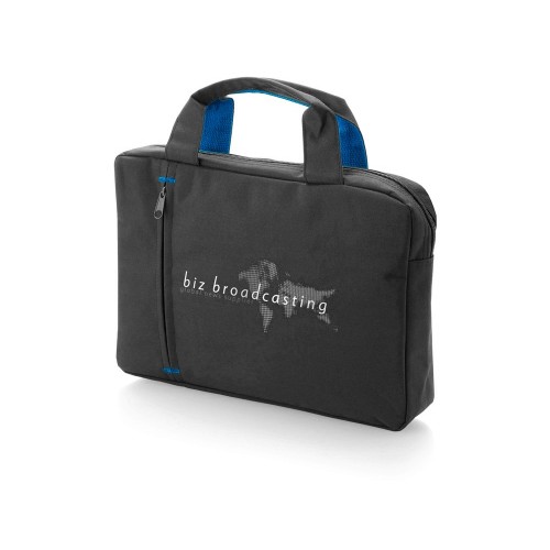 Сумка для документов "Troit", серо-синий/ярко-синий