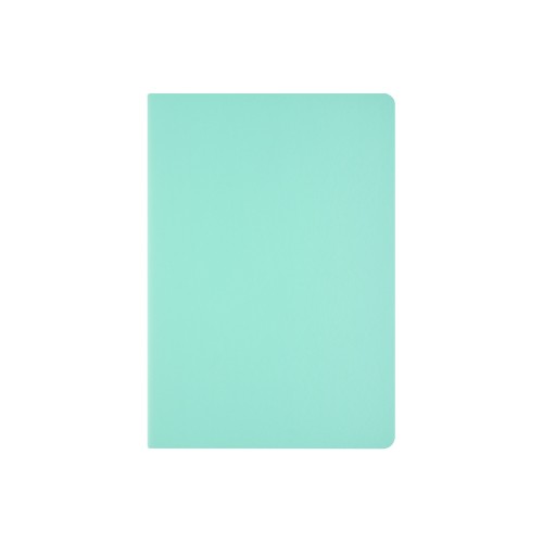 Бизнес тетрадь А5 "Megapolis flex" 60 л. soft touch клетка, зефирный мятный