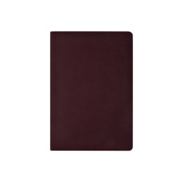 Бизнес тетрадь А5 "Megapolis flex" 60 л. soft touch клетка, бордовый