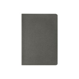 Бизнес тетрадь А5 "Megapolis flex" 60 л. soft touch клетка, серый