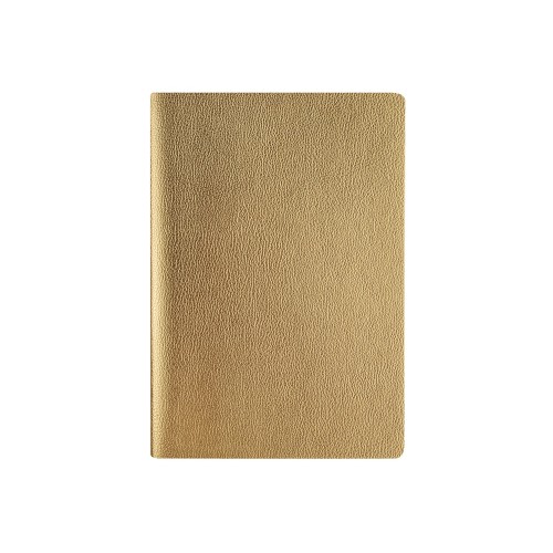 Бизнес тетрадь А5 "Megapolis flex" 60 л. клетка, золотистый