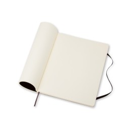 Записная книжка Moleskine Classic Soft (нелинованный), Хlarge (19х25 см), черный