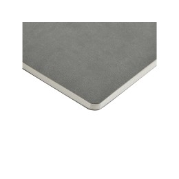 Бизнес тетрадь А5 "Megapolis flex" 60 л. soft touch клетка, светло-серый