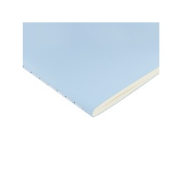 Бизнес тетрадь А5 "Megapolis flex" 60 л. soft touch клетка, зефирный голубой