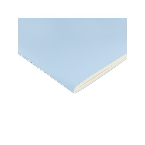 Бизнес тетрадь А5 "Megapolis flex" 60 л. soft touch клетка, зефирный голубой