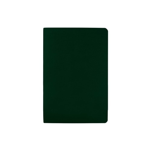 Бизнес тетрадь А5 "Megapolis flex" 60 л. soft touch клетка, зеленый