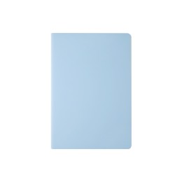 Бизнес тетрадь А5 "Megapolis flex" 60 л. soft touch клетка, зефирный голубой