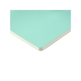 Бизнес тетрадь А5 "Megapolis flex" 60 л. soft touch клетка, зефирный мятный