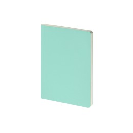 Бизнес тетрадь А5 "Megapolis flex" 60 л. soft touch клетка, зефирный мятный
