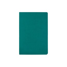 Бизнес тетрадь А5 "Megapolis flex" 60 л. soft touch клетка, морская волна