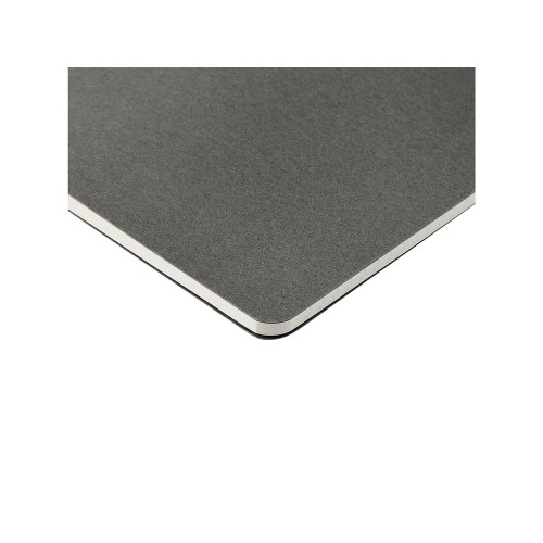 Бизнес тетрадь А5 "Megapolis flex" 60 л. soft touch клетка, серый