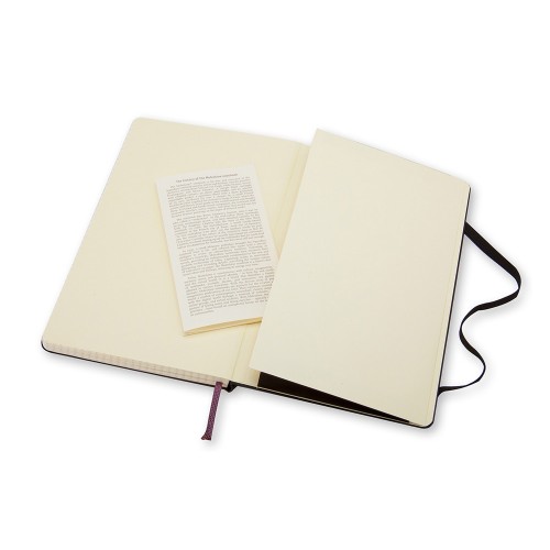 Записная книжка Moleskine Classic (в клетку) в твердой обложке, Large (13х21см), черный