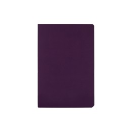 Бизнес тетрадь А5 "Megapolis flex" 60 л. soft touch клетка, фиолетовый