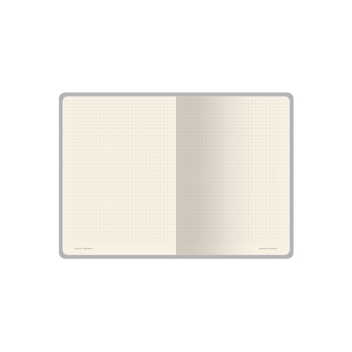 Бизнес тетрадь А5 "Megapolis flex" 60 л. soft touch клетка, серый