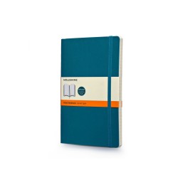Записная книжка Moleskine Classic Soft (в линейку), Large (13х21см), бирюзовый