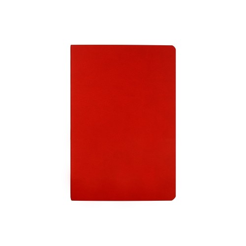 Бизнес тетрадь А5 "Megapolis flex" 60 л. soft touch клетка, красный