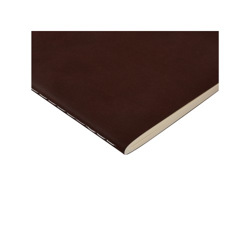 Бизнес тетрадь А5 "Megapolis flex" 60 л. soft touch клетка, коричневый