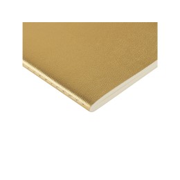 Бизнес тетрадь А5 "Megapolis flex" 60 л. клетка, золотистый