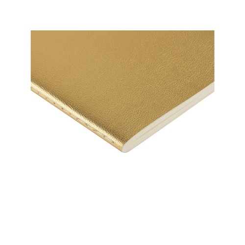 Бизнес тетрадь А5 "Megapolis flex" 60 л. клетка, золотистый