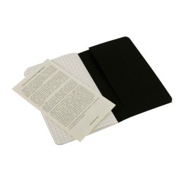 Записная книжка Moleskine Cahier (в клетку, 1 шт.), Pocket (9х14см), черный