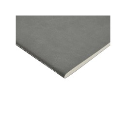 Бизнес тетрадь А5 "Megapolis flex" 60 л. soft touch клетка, серый