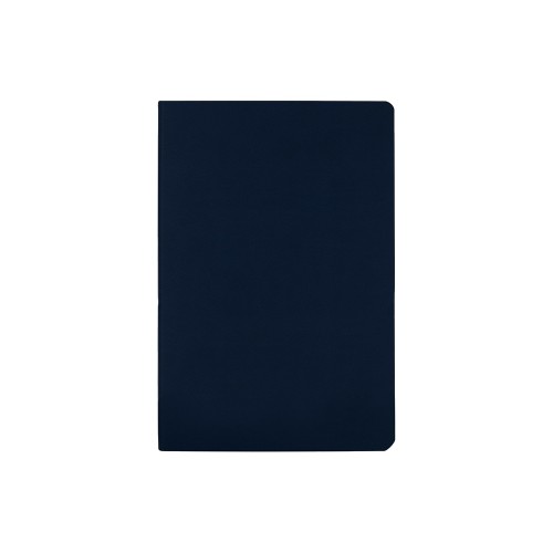 Бизнес тетрадь А5 "Megapolis flex" 60 л. soft touch клетка, темно-синий