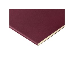 Бизнес тетрадь А5 "Megapolis flex" 60 л. soft touch клетка, бордовый