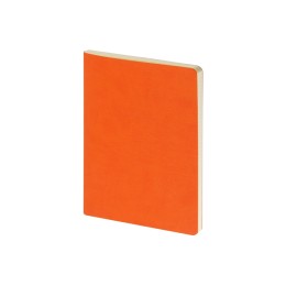 Бизнес тетрадь А5 "Megapolis flex" 60 л. soft touch клетка, оранжевый