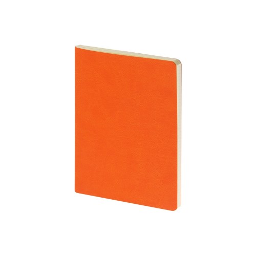 Бизнес тетрадь А5 "Megapolis flex" 60 л. soft touch клетка, оранжевый