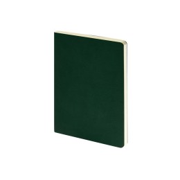 Бизнес тетрадь А5 "Megapolis flex" 60 л. soft touch клетка, зеленый