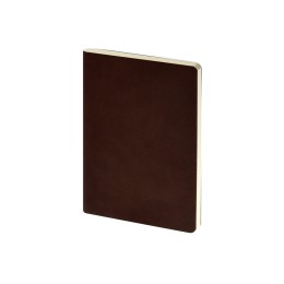Бизнес тетрадь А5 "Megapolis flex" 60 л. soft touch клетка, коричневый