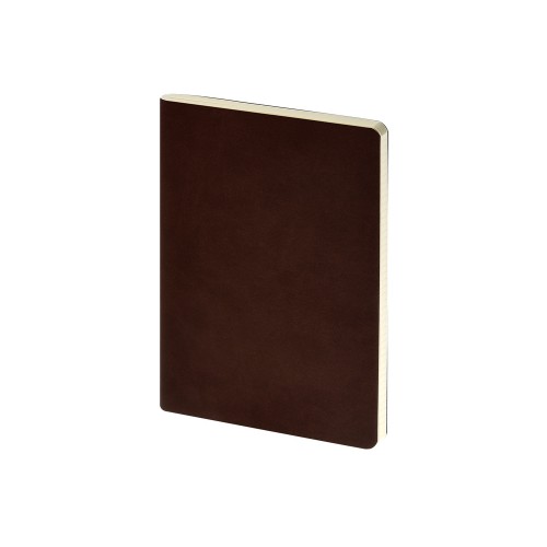 Бизнес тетрадь А5 "Megapolis flex" 60 л. soft touch клетка, коричневый