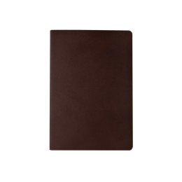 Бизнес тетрадь А5 "Megapolis flex" 60 л. soft touch клетка, коричневый