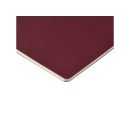 Бизнес тетрадь А5 "Megapolis flex" 60 л. soft touch клетка, бордовый