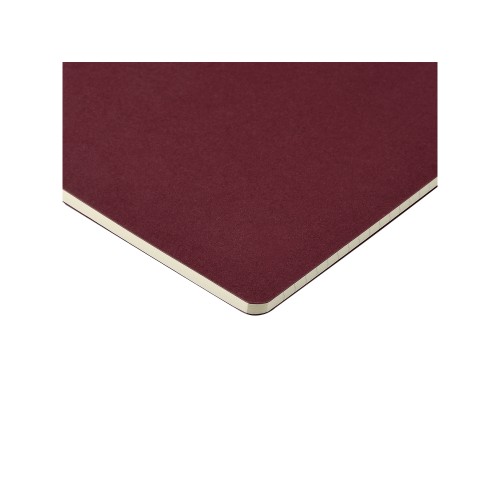 Бизнес тетрадь А5 "Megapolis flex" 60 л. soft touch клетка, бордовый