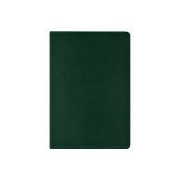 Бизнес тетрадь А5 "Megapolis flex" 60 л. soft touch клетка, зеленый