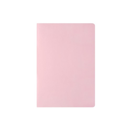 Бизнес тетрадь А5 "Megapolis flex" 60 л. soft touch клетка, зефирный розовый