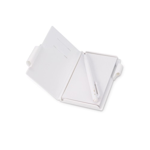 Записная книжка "Альманах" с ручкой, белый