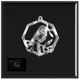 Елочные игрушки (Снегирь) Обсидиан