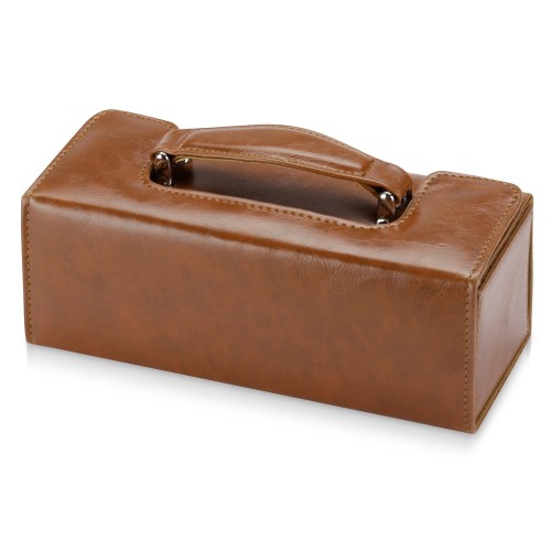 Набор для чистки обуви "Сундучок", коричневый