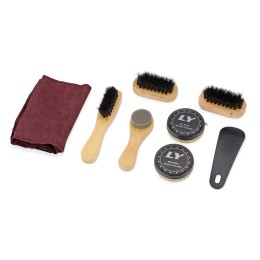 Набор для обуви "Честер", черный, натуральный