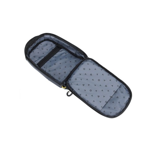 Рюкзак TORBER ВОЯЖ на одно плечо, серый, полиэстер 900D, 20х10х30 см, 5 л