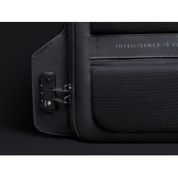 Водостойкий антикражный рюкзак Hipack для ноутбука 15.6", черный