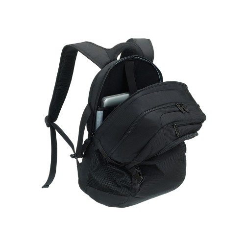 Рюкзак TORBER МЕГАПОЛИС с отделением для ноутбука 16", чёрный, полиэстер, 47 х 34 x 28 см